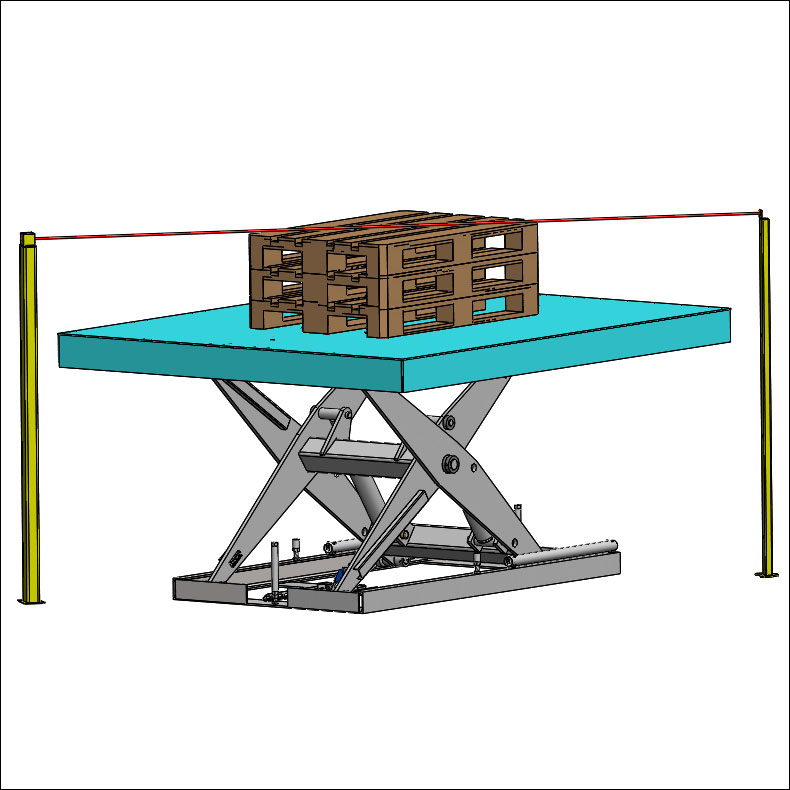 niveau constant pour table élévatrice