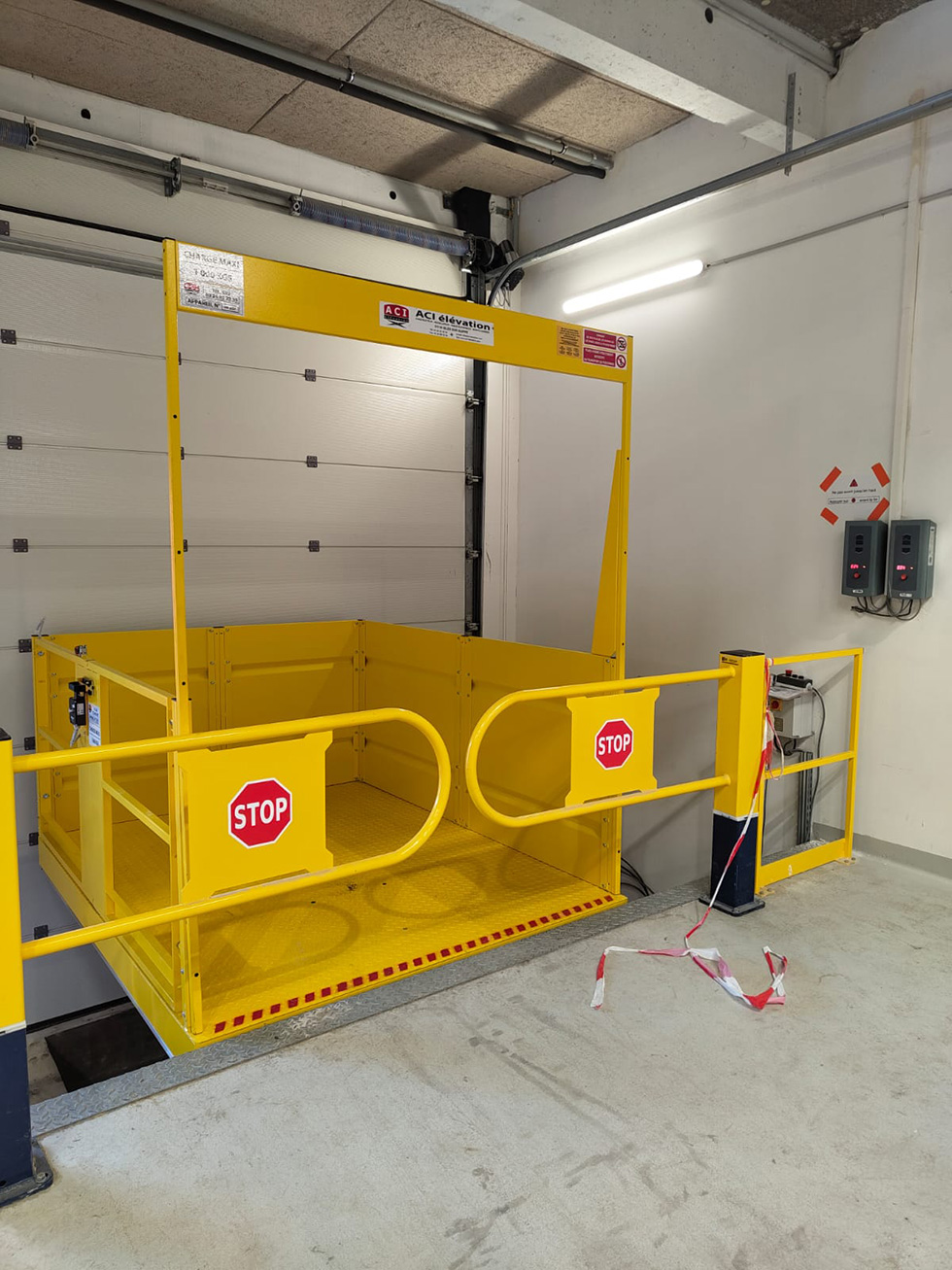 Tables élévatrices de quai